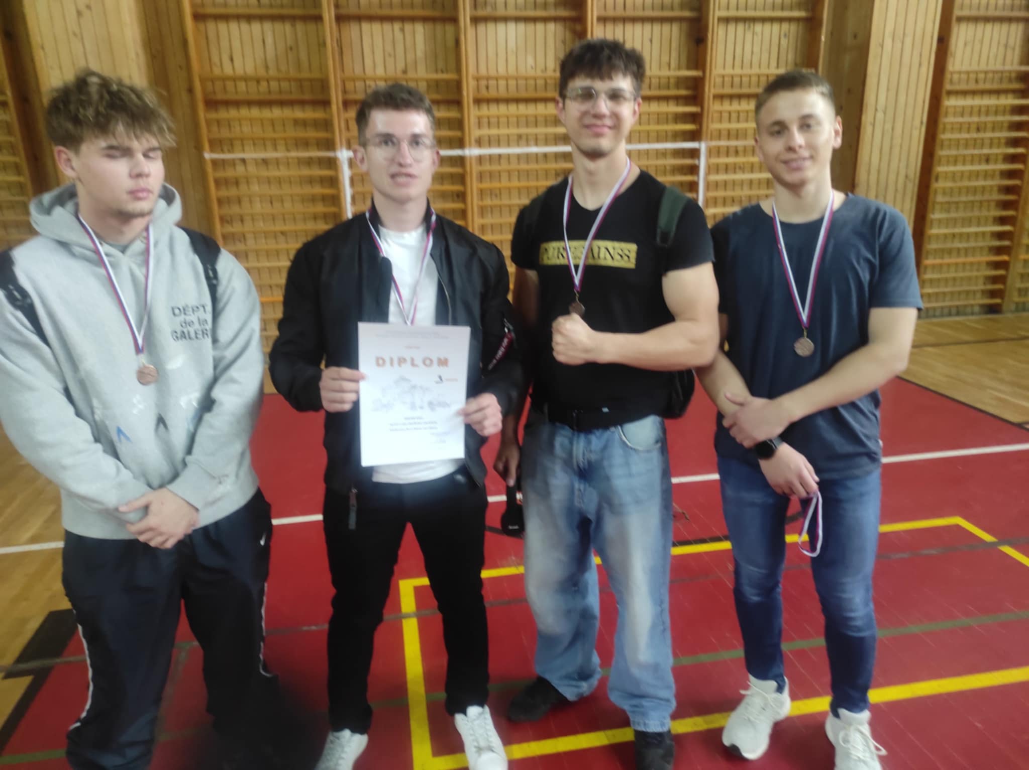 Krajské kolo v silovom 5- boji