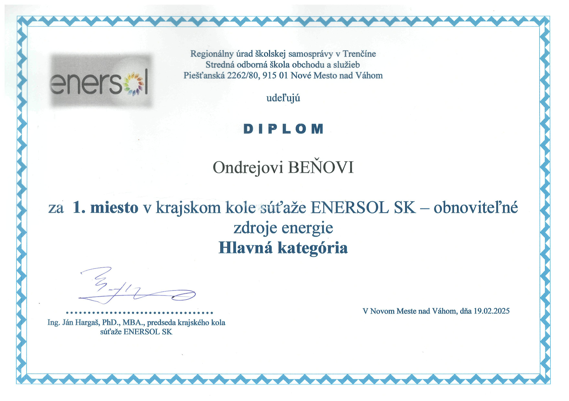 V krajskom kole Enersol SK úspešne